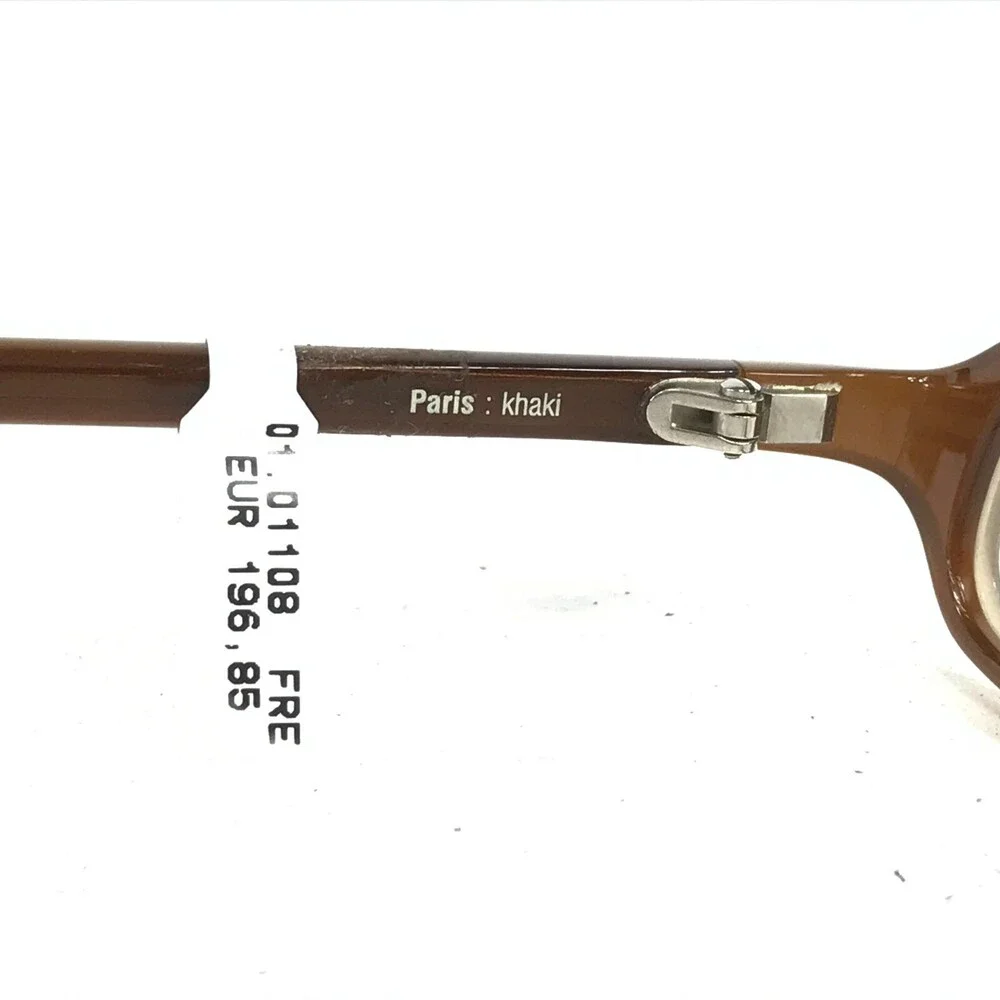 FreudenHaus Paris Khaki Eyeglasses Frames Clear Brown Round Oval 44-16-130